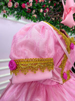 Fantasia Princesa Belli Doce Realeza Princesa Rosa