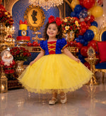 Vestido Menina Bonita Tematico Princesa Maça