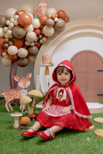 Romper/Vestido Princesa Belli Tematico Chapeuzinho Vermelho