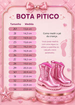 Bota/ Coturno Pitico Boiadeira Prata Velho Metalizado