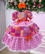 Vestido Junino Mimadine Luxo Pamela