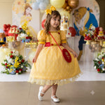 Fantasia Princesa Belli Doce Realeza Princesa Amarelo