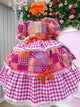 Vestido Junino Mimadine Luxo Pamela