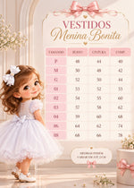 Vestido Menina Bonita Bebe Alice Cecília Branco