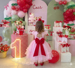 Vestido Mini Miss Cerejinha - Cereja Rosa Bebe
