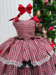 Vestido Marie Junino Luxo Xadrez Maria Helena