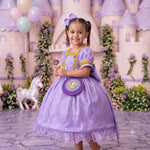 Fantasia Princesa Belli Doce Realeza Princesa Lilas