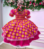 Vestido Junino Mimadine Luxo Maisa Pink