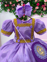 Fantasia Princesa Belli Doce Realeza Princesa Lilas