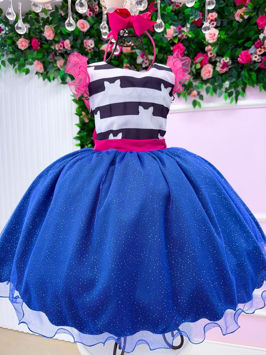 Vestido Mini Miss Temático Casinha de Bonecas Mágica