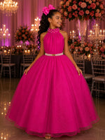 Vestido Longo Âmbar Pink Banana Club