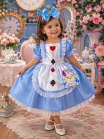 Fantasia Princesa Belli Doce Realeza - Mundo Encantado Azul