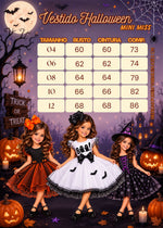 Fantasia/ Vestido Mini Miss Doce Mistério -  Halloween