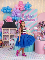 Vestido Mini Miss Temático Casinha de Bonecas Mágica