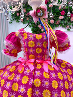 Vestido Junino Mimadine Luxo Maisa Pink