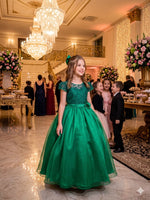 Vestido Mini Miss Longo Carol Verde Bandeira