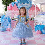 Fantasia Princesa Belli Doce Realeza Princesa Azul