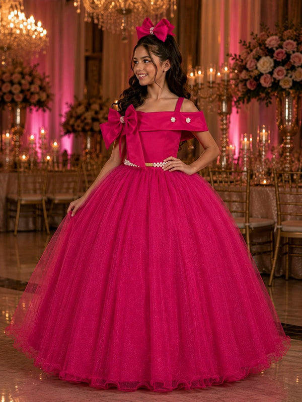 Vestido Banana Club Longo Doce Elegancia Pink