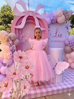 Vestido Menina Bonita Angelie Rosa Bebe