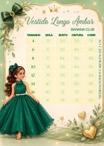 Vestido Banana Club Longo Âmbar Preto