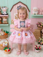 Romper/Vestido Princesa Belli Tematico Fazendinha