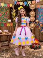 Vestido Marie Junino Luxo Arraia da Docura