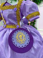 Fantasia Princesa Belli Doce Realeza Princesa Lilas