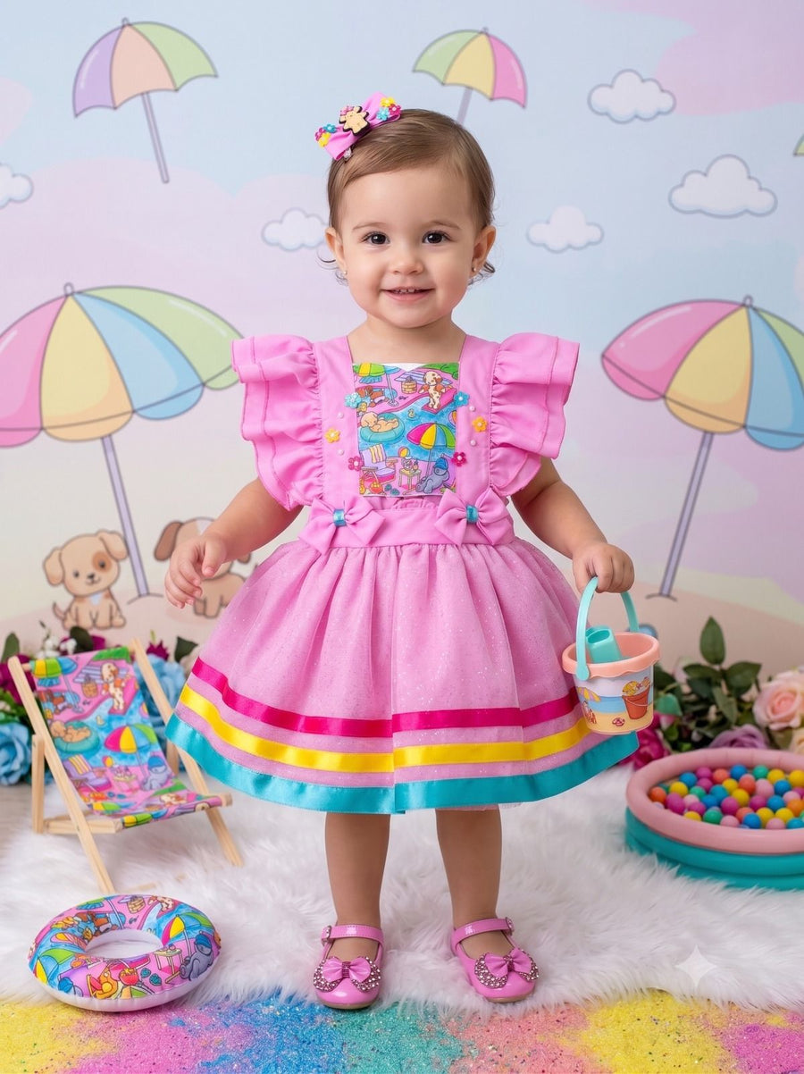 Romper/Vestido Princesa Belli Tematico Bobbie Goods