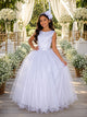 Vestido Infantil Enjoy Longo Regata Branco