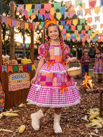 Vestido Junino Mimadine Luxo Pamela