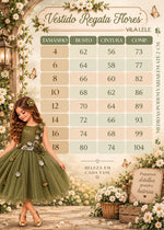 Vestido Juvenil Vila Lele Regata Flores Marsala
