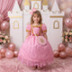 Fantasia Princesa Belli Doce Realeza Princesa Rosa