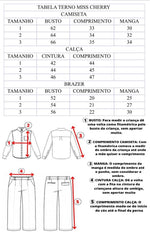 Conjunto Social Miss Cherry Meninos Terno Hugo Preto