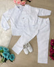 Conjunto Meninos Kanga Danilo Social Branco Colete