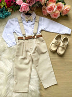 Conjunto Miss Cherry Meninos Social Linho Vitor