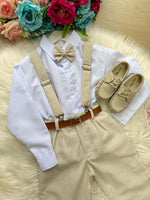 Conjunto Miss Cherry Meninos Social Linho Vitor