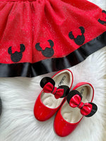 Romper/Vestido Princesa Belli Minnie/Minie Vermelho