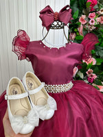 Vestido Marie Longo Amanda Marsala