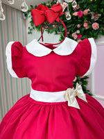 Vestido Blogueirinha Camile Vermelho - Natal