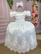 Vestido Enjoy Longo Dani Branco Rendado