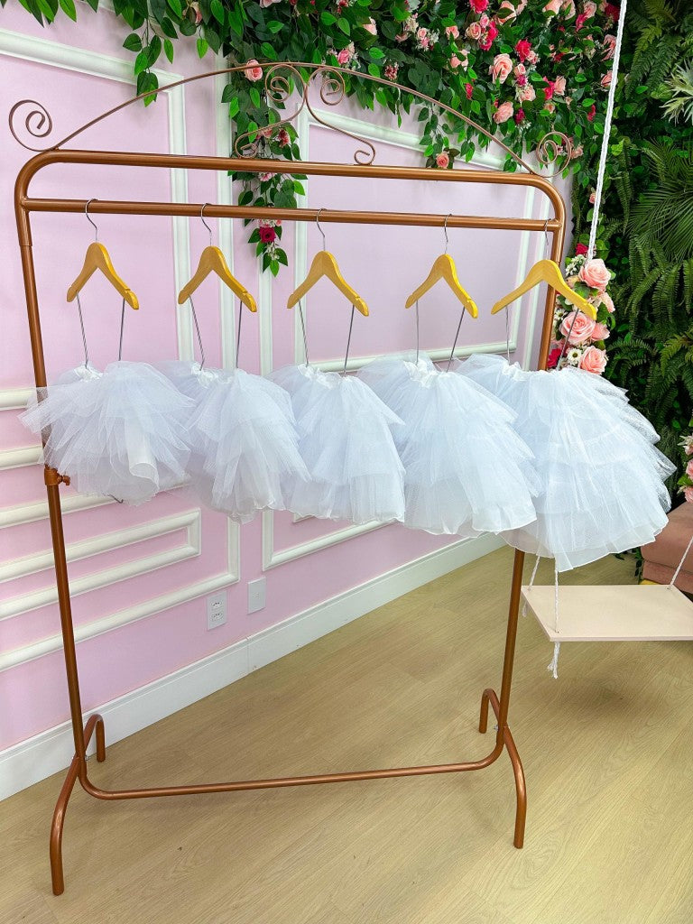 Saiote Saia de Armação Infantil Daminha C/armação Anágua Vestidos Festa Luxo