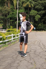 Fantasia Halloween Menino Esqueleto