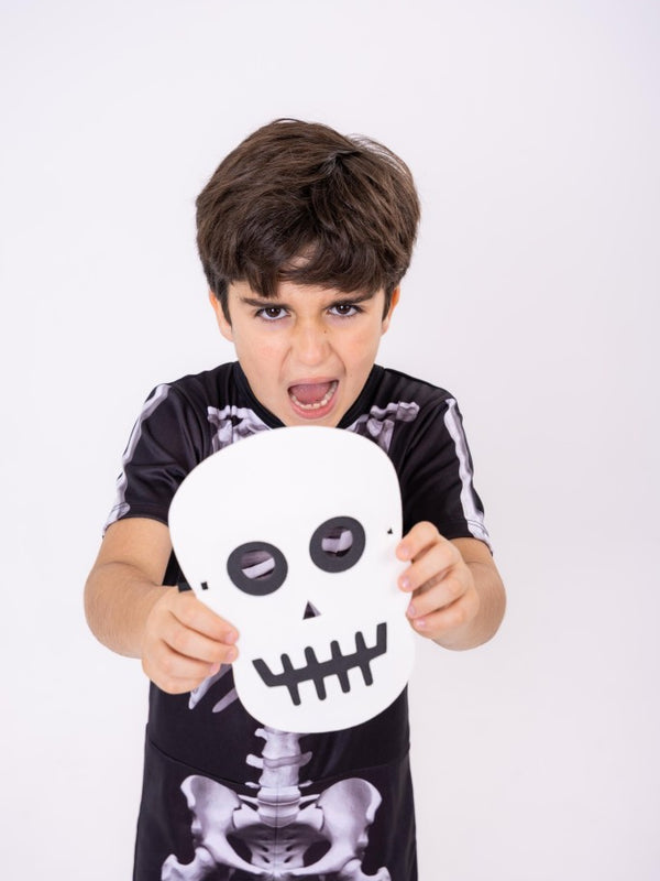 Fantasia Halloween Menino Esqueleto