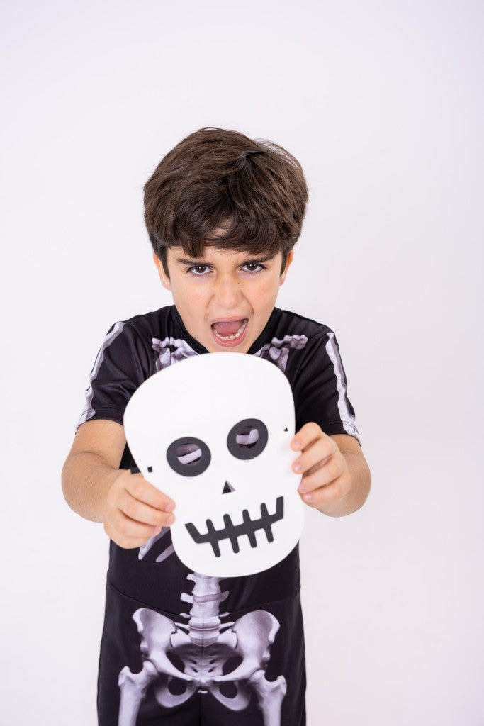 Fantasia Halloween Menino Esqueleto