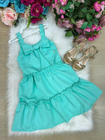 Vestido Blogueirinha Lola Verde Tiffany