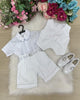 Conjunto Social Miss Cherry Leandro Colete Branco