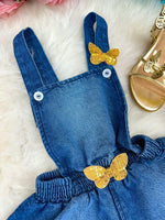 Jardineira Blogueirinha Jeans Elo