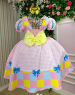 Vestido Marie Junino Luxo Arraia da Docura