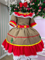 Fantasia Junino Princesa Belli Cangaceira/Maria Bonita