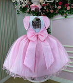 Vestido Marie Tematico Luxo Coelho/Coelhinho Pascoa